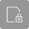 Protect PDF document and set user access permission icon