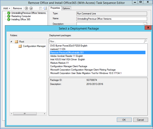 Terminalworks Blog | Installing Office365 Pro Plus while removing all  previous versions from SCCM 1710 and later