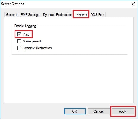 Server Options