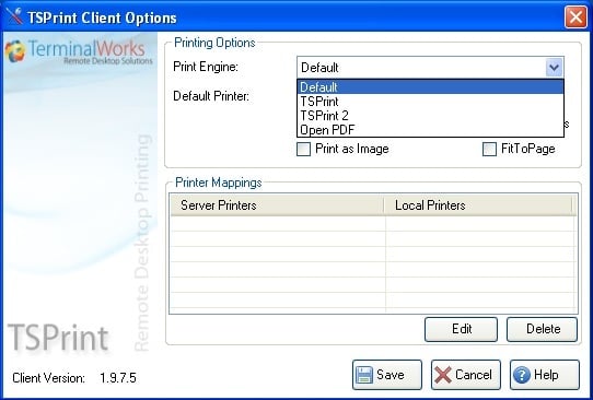 TSPrint Client Options02